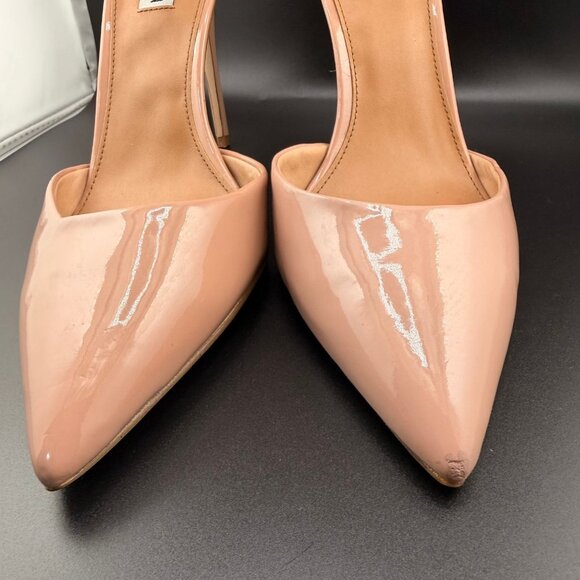 Steve Madden Valid Blush Patent Ankle Strap Stiletto Heels - Picture 9 of 9